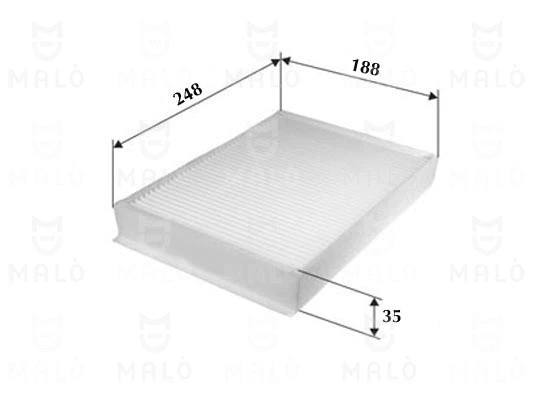Filtre, air de l'habitacle AKRON-MALÒ 1532301