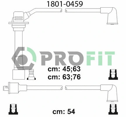 Kit de câbles d'allumage PROFIT 1801-0459