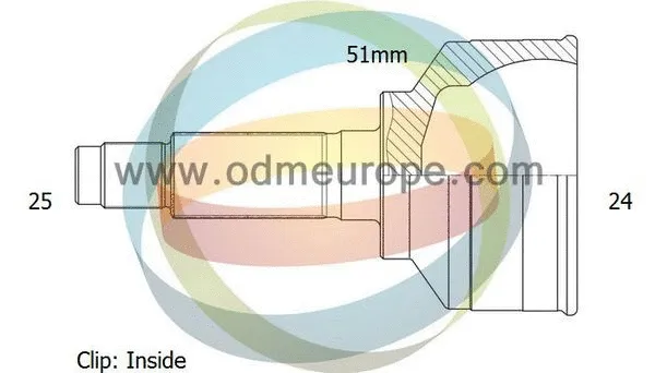 Jeu de joints, arbre de transmission 4X4 ESTANFI EST-12-351499