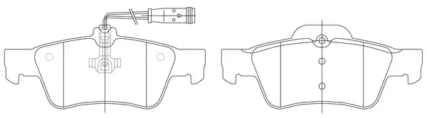 Kit de plaquettes de frein, frein à disque FIT FP1238E