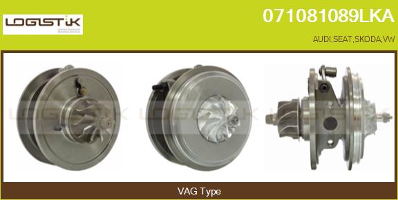 Groupe carter, turbocompresseur LGK 071081089LKA