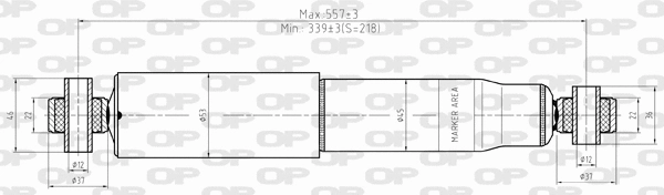 Amortisseur OPEN PARTS SAB8348.32