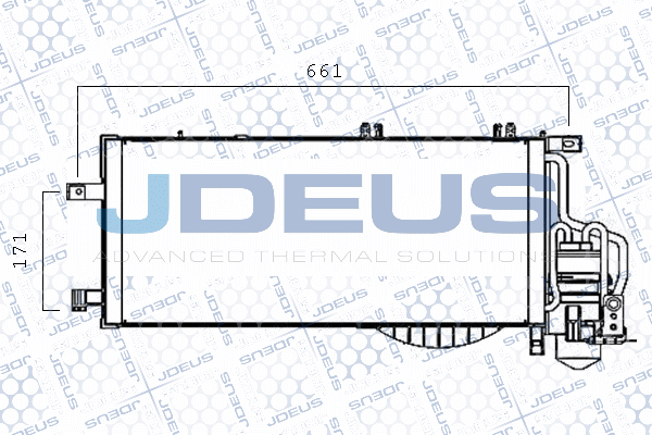 Condenseur, climatisation JDEUS 720M16