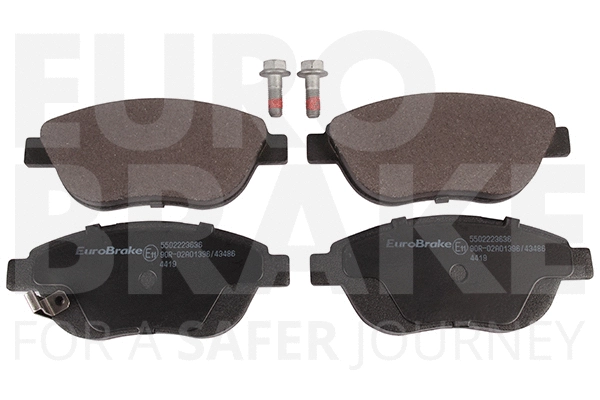 Kit de plaquettes de frein, frein à disque EUROBRAKE 5502223636