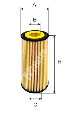 Filtre à huile MFILTER TE 4009