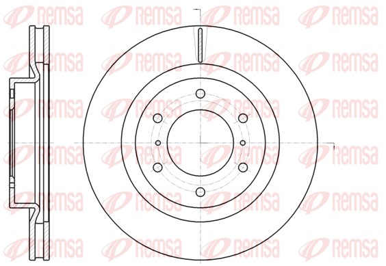 Disque de frein REMSA 61100.10