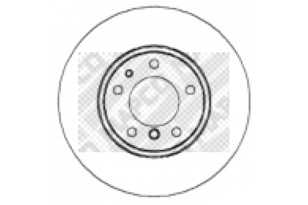 Disque de frein MAPCO 15663