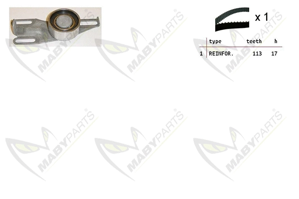 Kit de courroie crantée MABYPARTS OBK010287