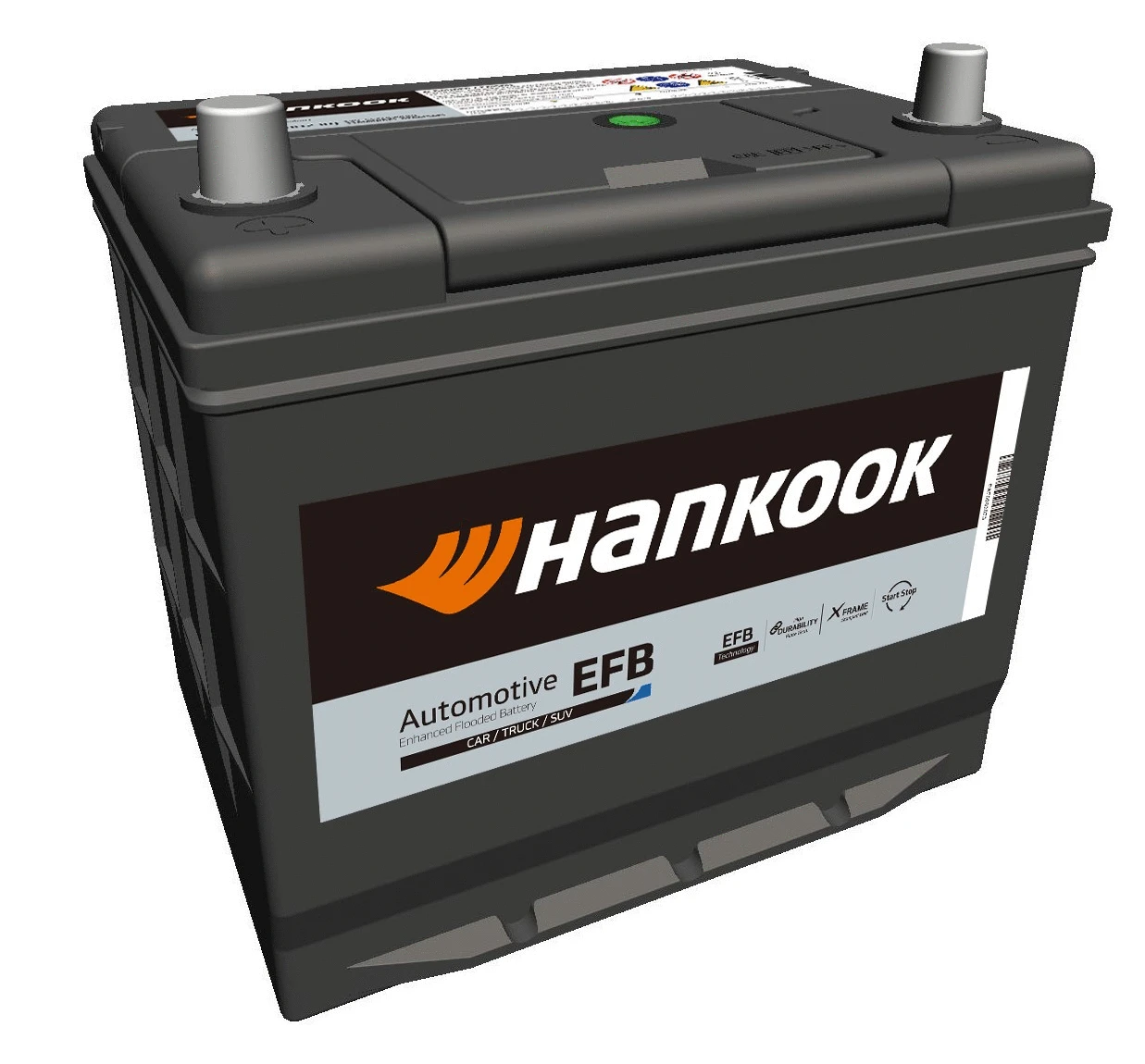 Batterie de démarrage Hankook EFB 115D23R(Q85R)