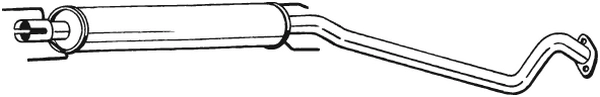 Silencieux central KLOKKERHOLM 284-331