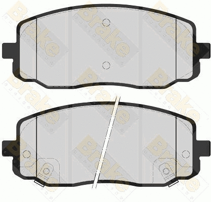 Kit de plaquettes de frein, frein à disque Brake ENGINEERING PA1577