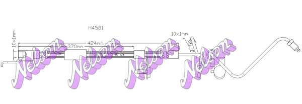Flexible de frein KAWE H4581