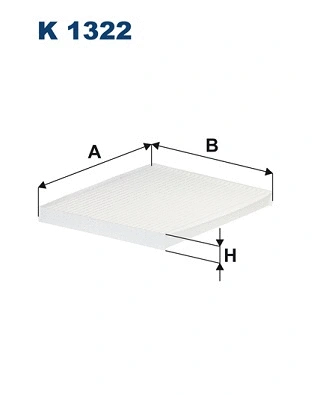Filtre, air de l'habitacle FILTRON K 1322
