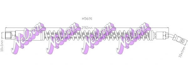 Flexible de frein KAWE H5691