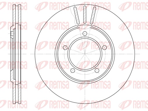 Disque de frein REMSA 6404.10