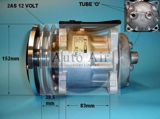 Compresseur, climatisation AUTO AIR GLOUCESTER 14-0304