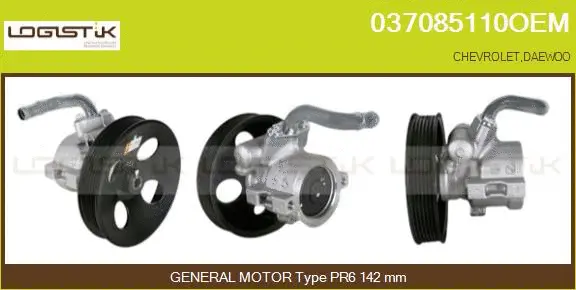 Pompe hydraulique, direction LGK 037085110OEM