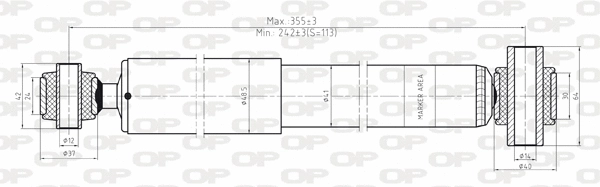 Amortisseur OPEN PARTS SAB8084.12