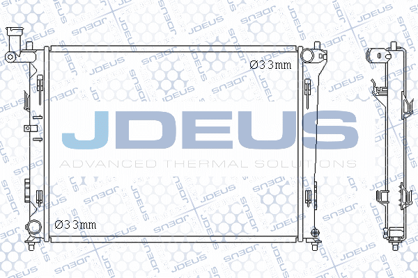 Radiateur, refroidissement du moteur JDEUS M-0540280