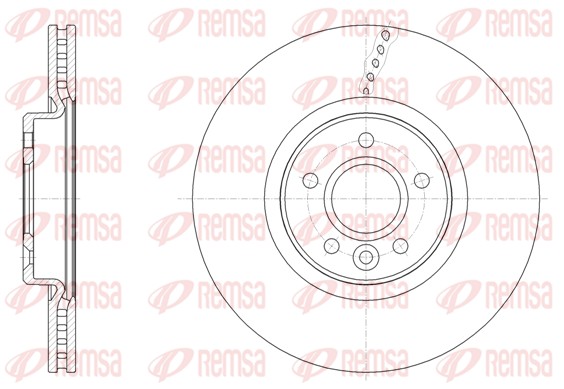 Disque de frein REMSA 61542.10