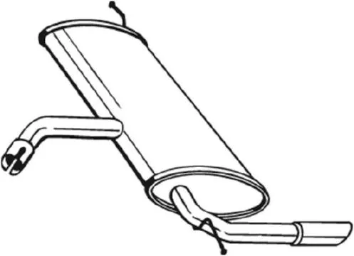 Silencieux arrière BOSAL 227-039