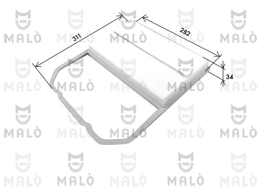 Filtre à air AKRON-MALÒ 1500632