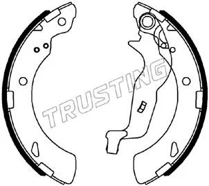 Jeu de mâchoires de frein TRUSTING 044.029