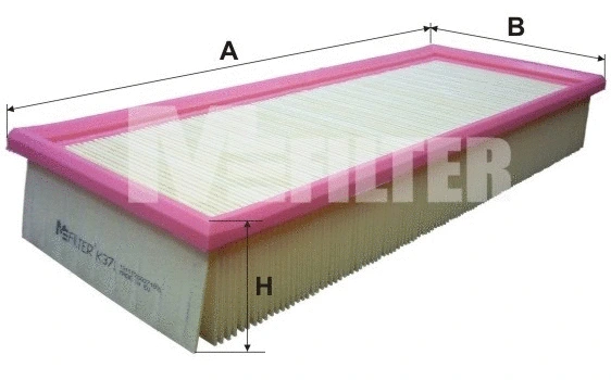 Filtre à air MFILTER K 371
