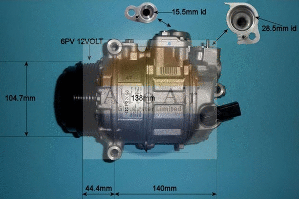 Compresseur, climatisation AUTO AIR GLOUCESTER 14-0414
