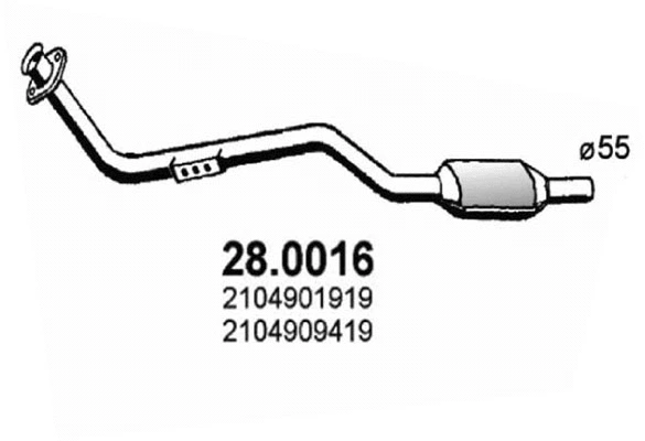 Catalyseur ASSO 28.0016