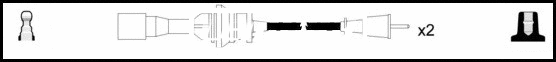 Kit de câbles d'allumage LEMARK HOES918