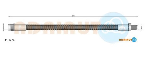Flexible de frein ADRIAUTO 41.1274
