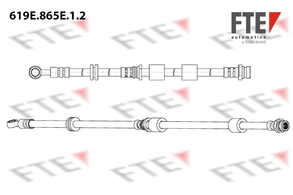 Flexible de frein FTE 9240987
