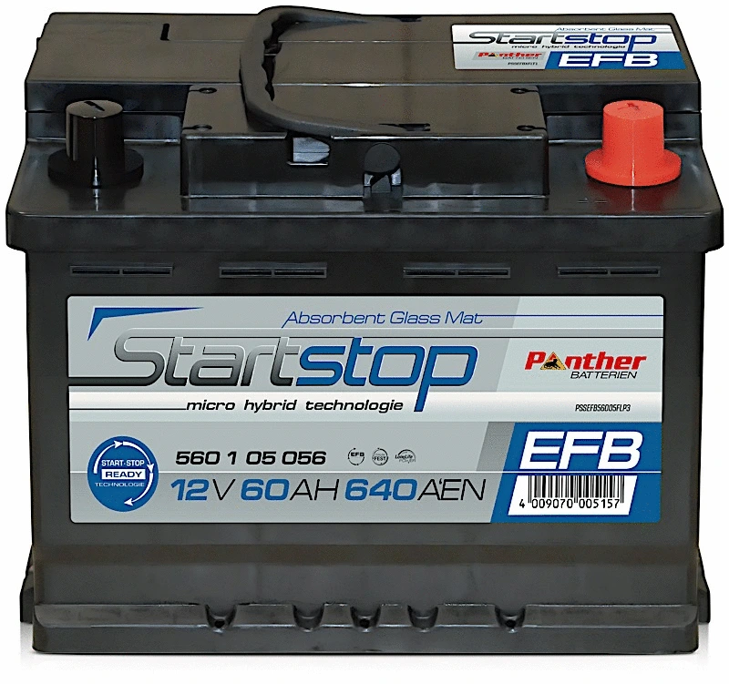 Batterie de démarrage PANTHER-BATTERIEN SB.560105056n