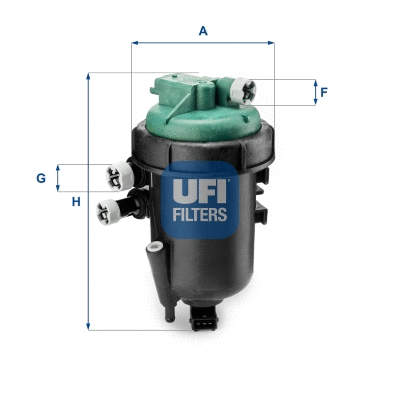 Filtre à carburant UFI 55.178.00