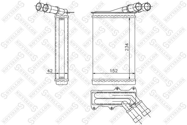 Système de chauffage STELLOX 10-35005-SX