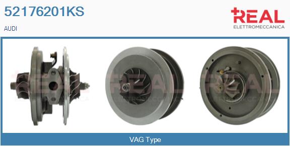 Groupe carter, turbocompresseur REAL 52176201KS