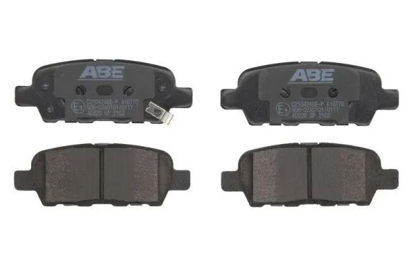 Kit de plaquettes de frein, frein à disque ABE C21042ABE-P