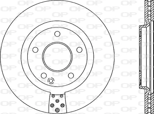 Disque de frein OPEN PARTS BDA2054.20