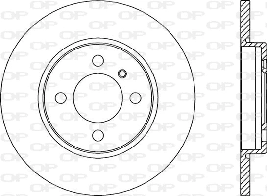 Disque de frein OPEN PARTS BDR1080.10