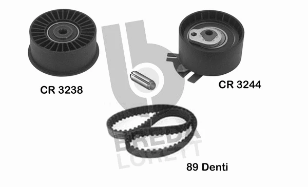 Kit de courroie crantée BREDA LORETT KCD0649