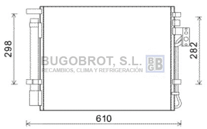 Condenseur, climatisation BUGOBROT 62-KA5149