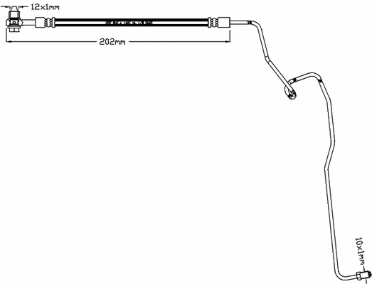 Flexible de frein JURATEK JBH1186L