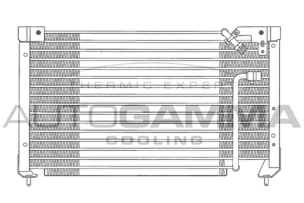 Condenseur, climatisation AUTOGAMMA 102670