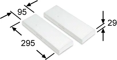 Filtre, air de l'habitacle JS ASAKASHI AC8505SET