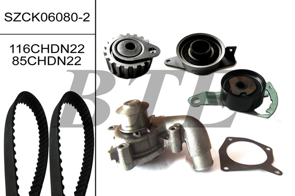 Pompe à eau + kit de courroie crantée BTE SZCK06080-2