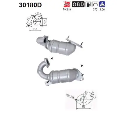 Catalyseur AS 30180D