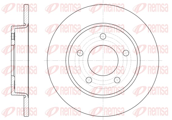 Disque de frein REMSA 6906.00