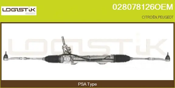 Crémaillère de direction LGK 028078126OEM