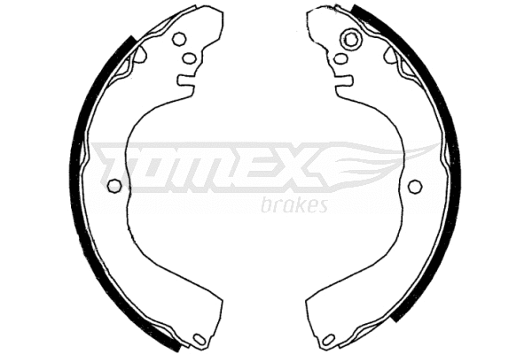 Jeu de mâchoires de frein TOMEX Brakes TX 22-89